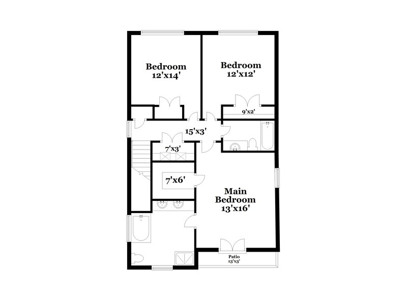 2,625/Mo, 8116 Bud Henderson Rd Huntersville, NC 28078 Floor Plan View 2