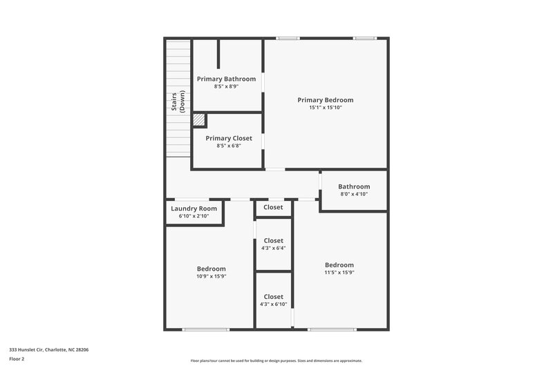 1,835/Mo, 333 Hunslet Cir Charlotte, NC 28206 Floor Plan View 2
