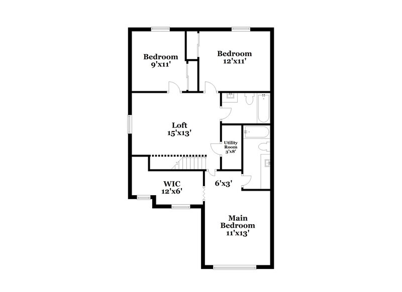 1,910/Mo, 831 Littleton Dr Concord, NC 28025 Floor Plan View 2
