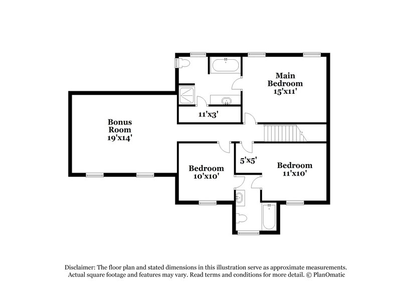 2,240/Mo, 13414 Stones Landing St Charlotte, NC 28278 Floorplan View 2