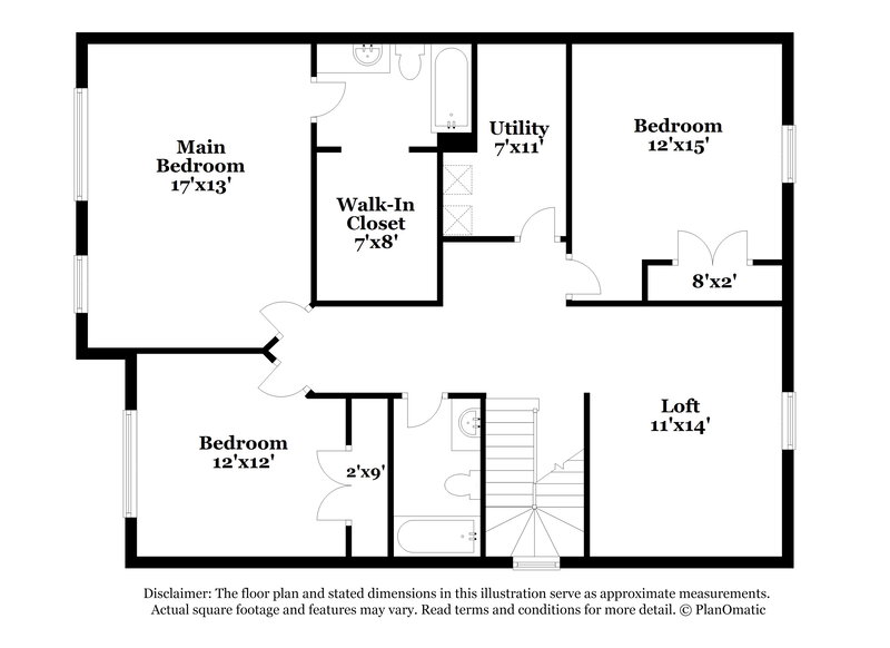 1,890/Mo, 1532 Logan Patrick Ct Gastonia, NC 28052 Floor Plan View 2
