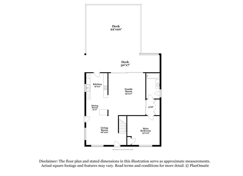 1,965/Mo, 304 S Westover Dr Monroe, NC 28112 Floor Plan View