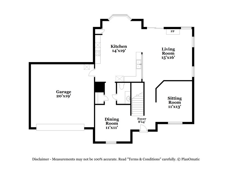 2,190/Mo, 6004 Shining Oak Ln Charlotte, NC 28269 Floor Plan View