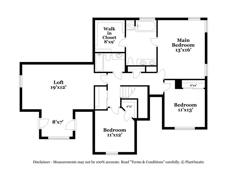 2,190/Mo, 6004 Shining Oak Ln Charlotte, NC 28269 Floor Plan View 2