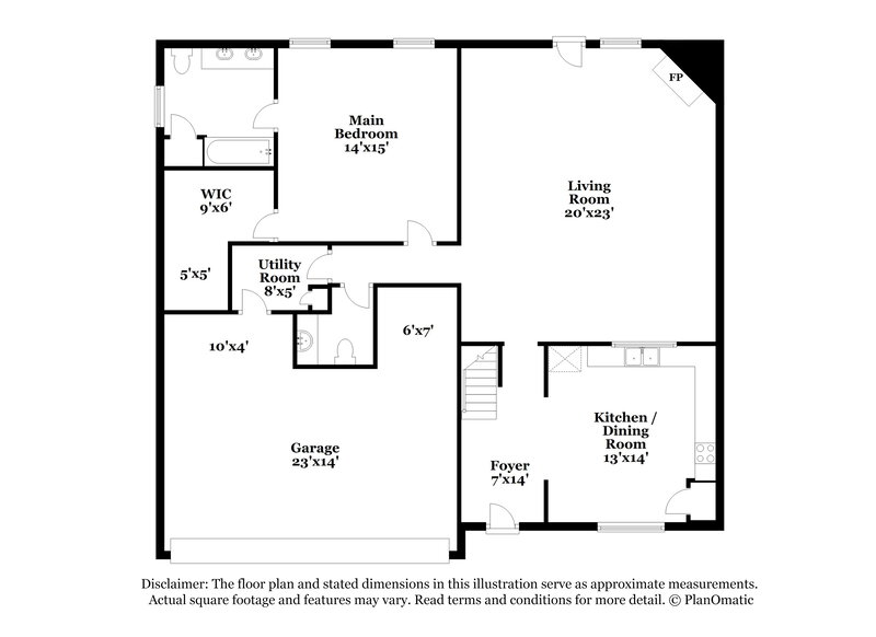 1,845/Mo, 423 Glencroft Dr Wingate, NC 28174 Floorplan View