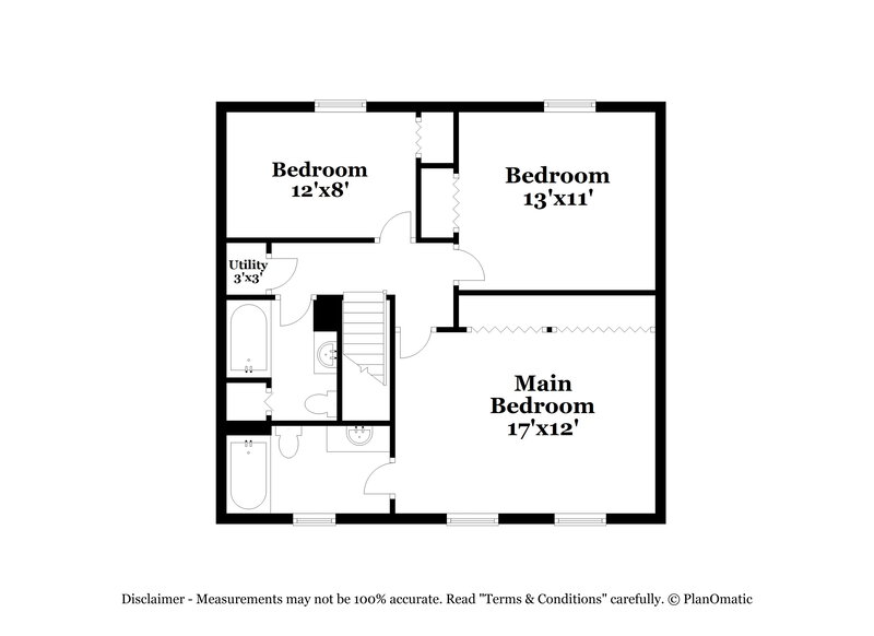 2,120/Mo, 3405 Mayhurst Dr Indian Trail, NC 28079 Floorplan View 2