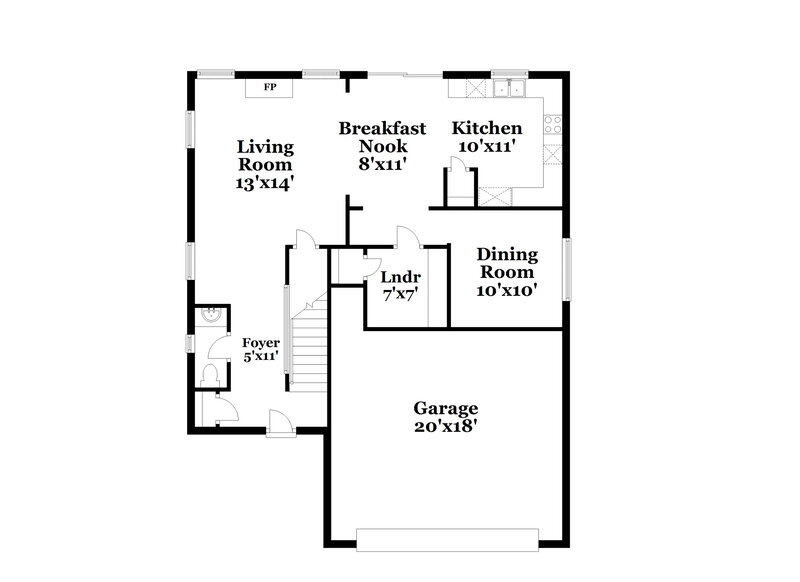 2,260/Mo, 912 Old Forester Ln Charlotte, NC 28214 Floor Plan View