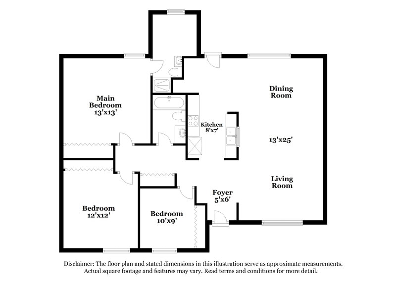 1,850/Mo, 6204 Judas Tree Ln Charlotte, NC 28227 Floor Plan View