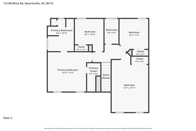 2,120/Mo, 112 Bluffton Rd Mooresville, NC 28115 Floor Plan View 2