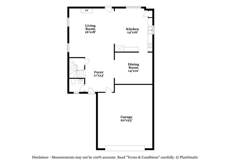 2,195/Mo, 1565 Kindred Cir NW Concord, NC 28027 Floor Plan View