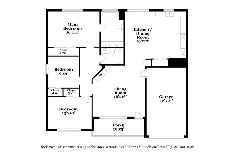1,935/Mo, 1309 Southwind Ct SW Concord, NC 28025 Floor Plan View