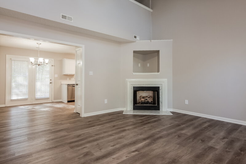 1,985/Mo, 1614 Royal Tree Ct Charlotte, NC 28216 Living Room View