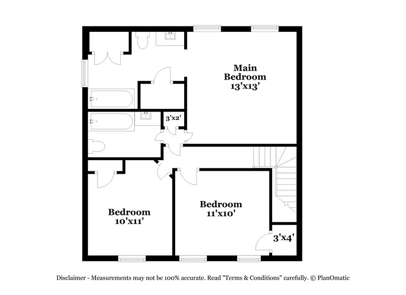 1,860/Mo, 10708 Greatford Ct Charlotte, NC 28215 Floor Plan View 2