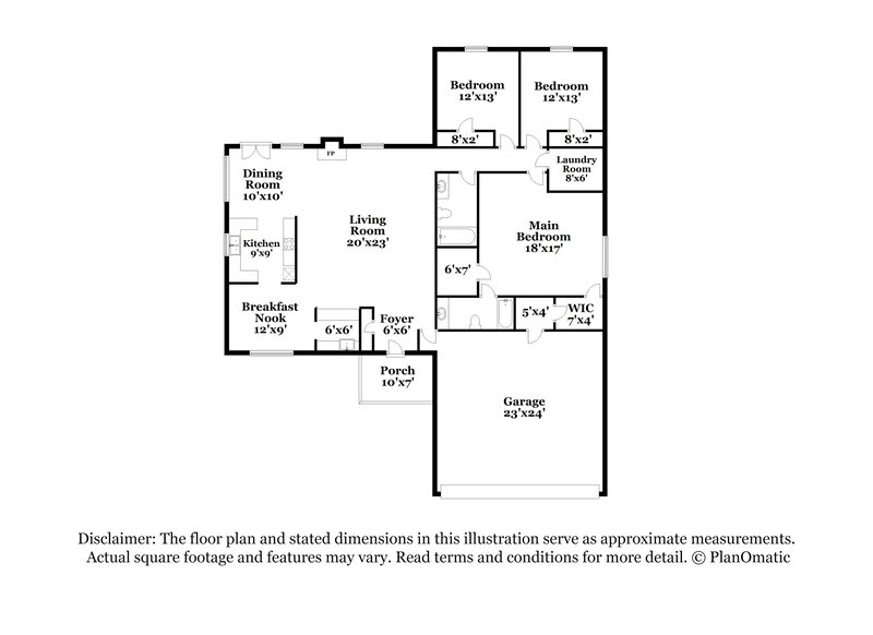 2,440/Mo, 233 Vista Grande Cir Charlotte, NC 28226 Floor Plan View