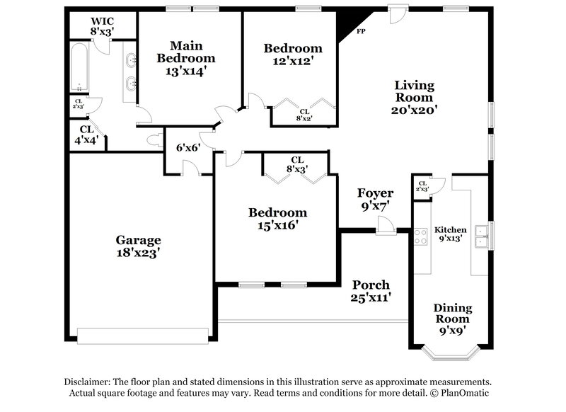 1,935/Mo, 6103 Kris Ln Charlotte, NC 28214 Floorplan View