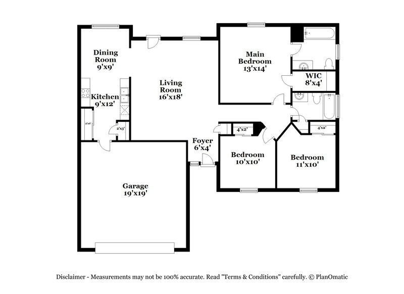 1,690/Mo, 4310 Crystal Erica Ln Charlotte, NC 28214 Floor Plan View