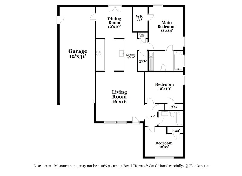 1,705/Mo, 123 Sterling Terrace Dr Mooresville, NC 28115 Floor Plan View