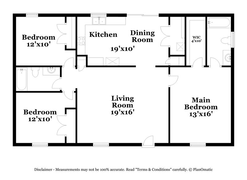 1,875/Mo, 2214 Pleasant Dale Dr Charlotte, NC 28214 Floor Plan View