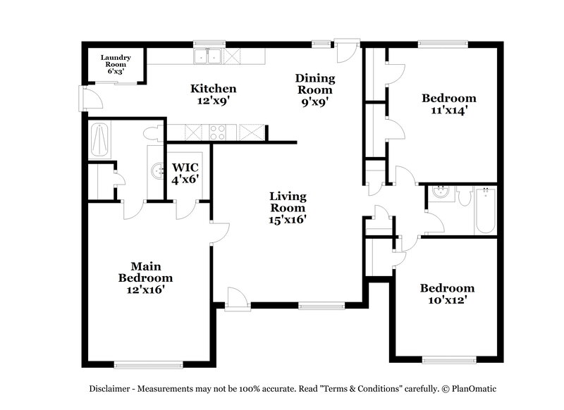 1,750/Mo, 161 Antelope Dr Mount Holly, NC 28120 Floor Plan View