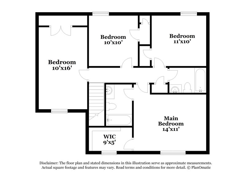 2,195/Mo, 10512 Wilson Glen Dr Charlotte, NC 28214 Floor Plan View