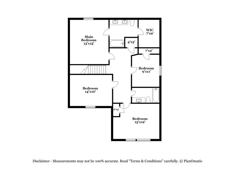 2,665/Mo, 7810 Shadow Lawn Rd Charlotte, NC 28269 Floorplan View 2