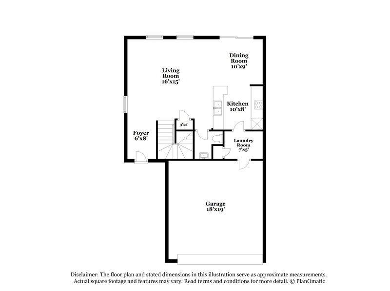 1,990/Mo, 830 Rook Rd Charlotte, NC 28216 Floorplan View
