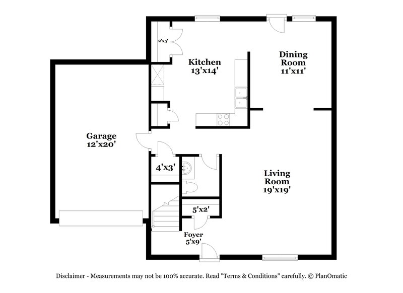 2,000/Mo, 4709 Brewer Dr Charlotte, NC 28208 Floor Plan View