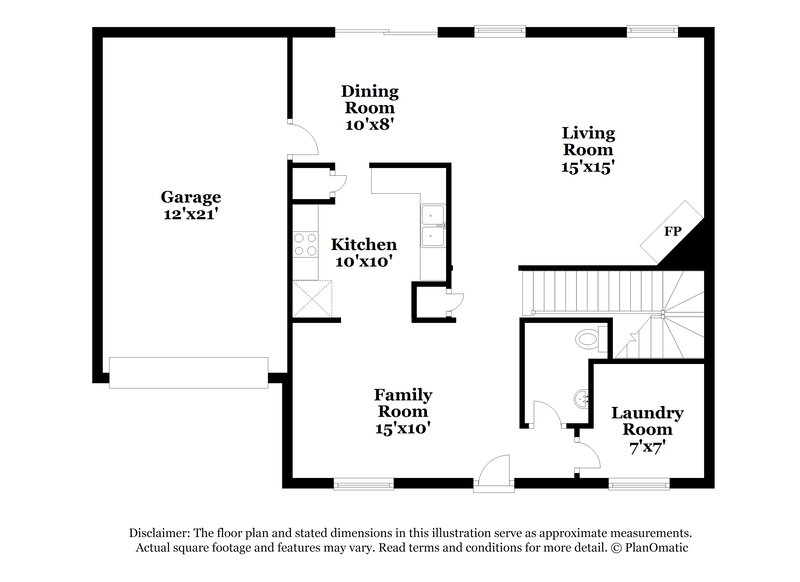 2,035/Mo, 2203 Pimpernel Rd Charlotte, NC 28213 Floor Plan View
