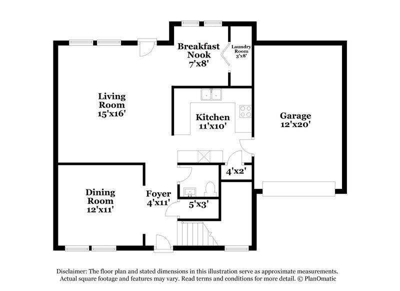 2,030/Mo, 4705 Fox Thorne Dr Charlotte, NC 28216 Floorplan View