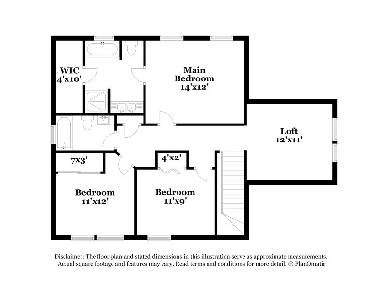 2,030/Mo, 4705 Fox Thorne Dr Charlotte, NC 28216 Floorplan View 2