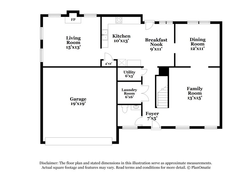 2,120/Mo, 7421 Trotter Rd Charlotte, NC 28216 Floorplan View
