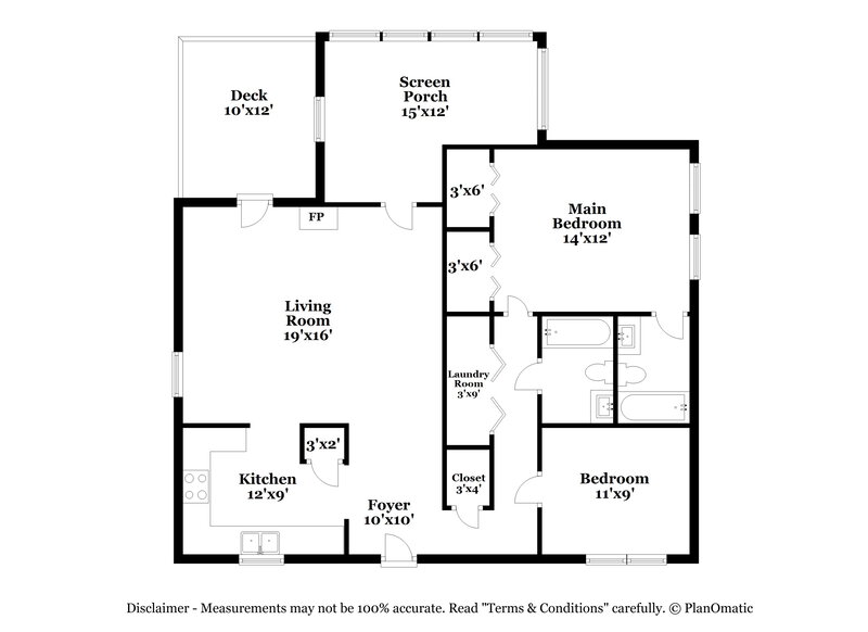 1,705/Mo, 6201 Rockshire Dr Charlotte, NC 28227 Floor Plan View