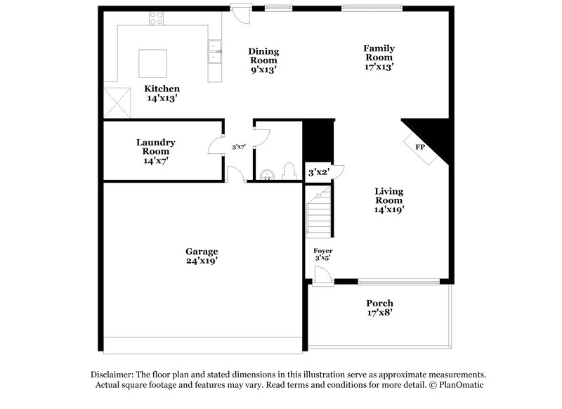 2,105/Mo, 1530 Ladora Dr Charlotte, NC 28262 Floor Plan View