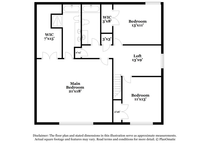 2,105/Mo, 1530 Ladora Dr Charlotte, NC 28262 Floor Plan View 2