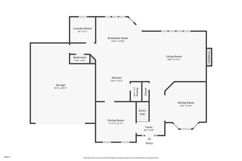 2,705/Mo, 3826 Green Pasture Rd Charlotte, NC 28269 Floor Plan View