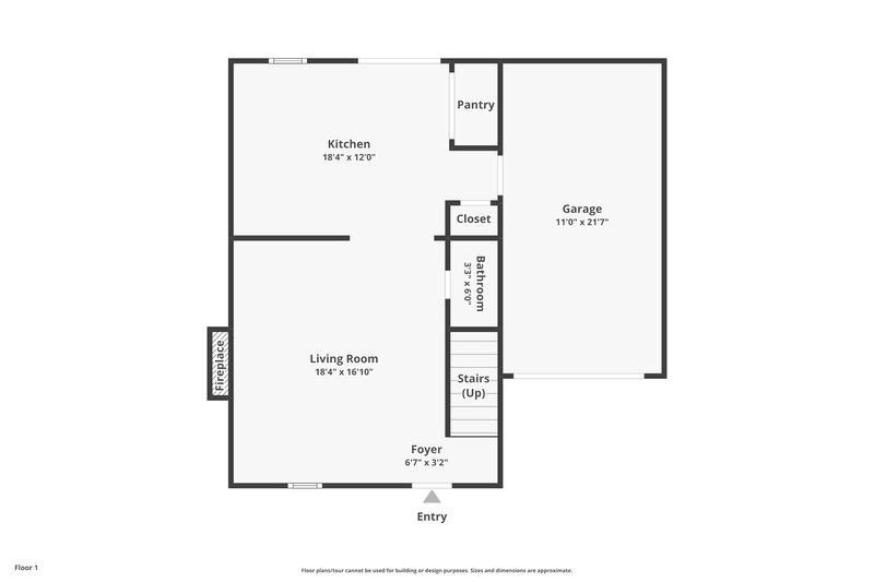 1,905/Mo, 5827 Waverly Lynn Ln Charlotte, NC 28269 Floorplan View