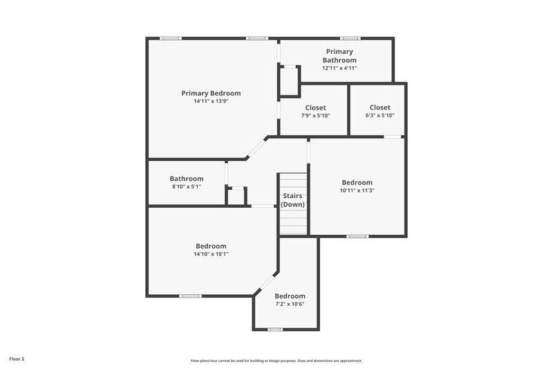 2,630/Mo, 5827 Waverly Lynn Ln Charlotte, NC 28269 Floor Plan View 2