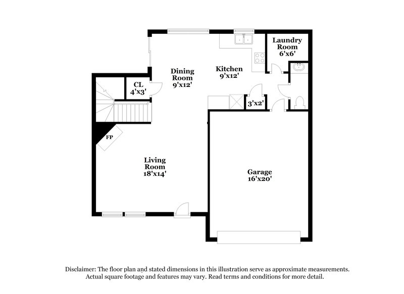 1,775/Mo, 7511 Eben Dr Charlotte, NC 28269 Floor Plan View