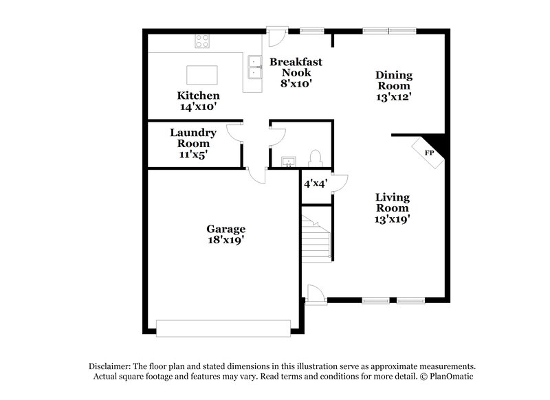 2,190/Mo, 4701 Potters Glen Rd Charlotte, NC 28269 Floor Plan View