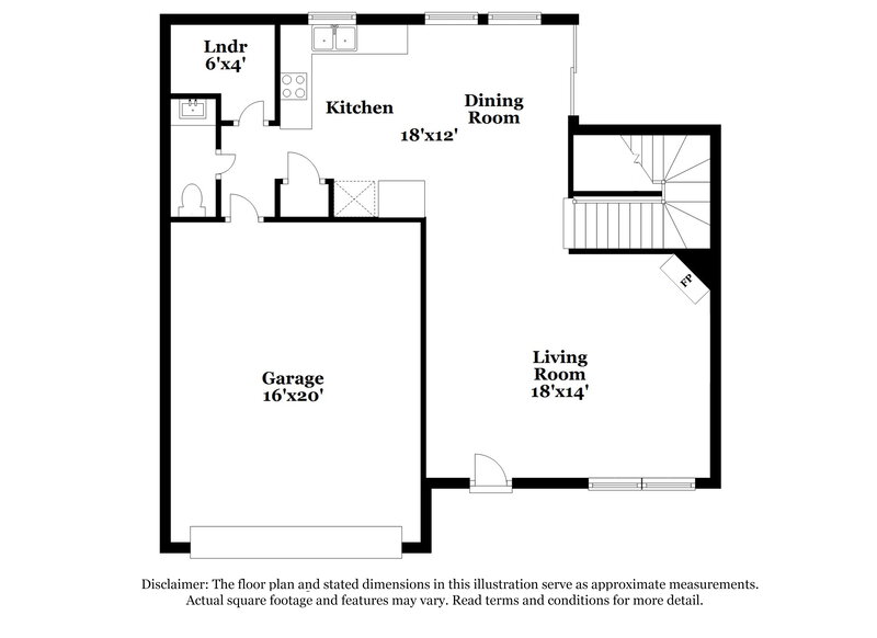 1,765/Mo, 5128 Deerton Rd Charlotte, NC 28269 Floor Plan View