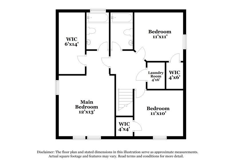 2,360/Mo, 8712 Michaw Ct Charlotte, NC 28269 Floor Plan View 2