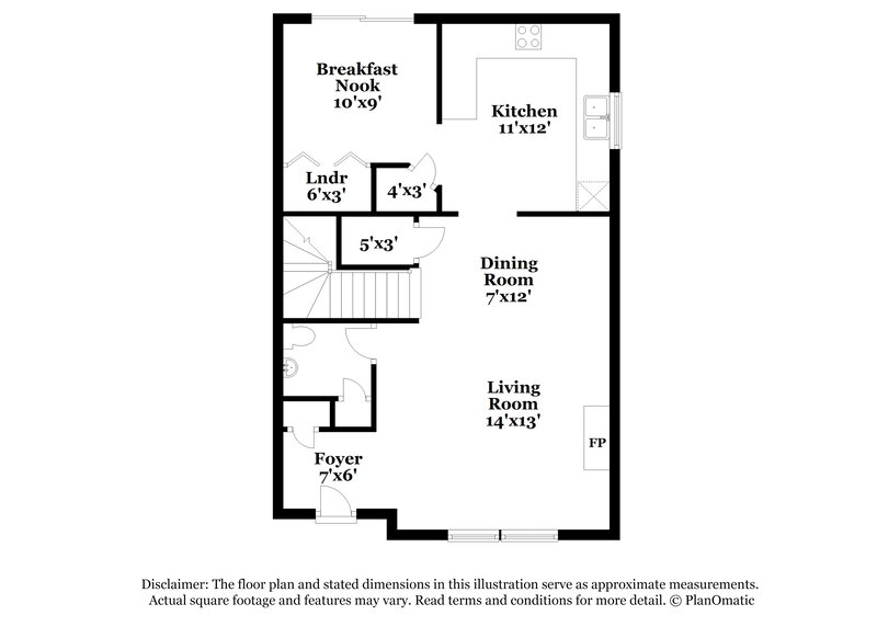 1,735/Mo, 2648 Reid Park Ln Charlotte, NC 28208 Floor Plan View