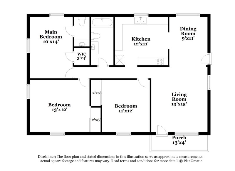 1,635/Mo, 88 Meadow Ave Ne Concord, NC 28025 Floor Plan View