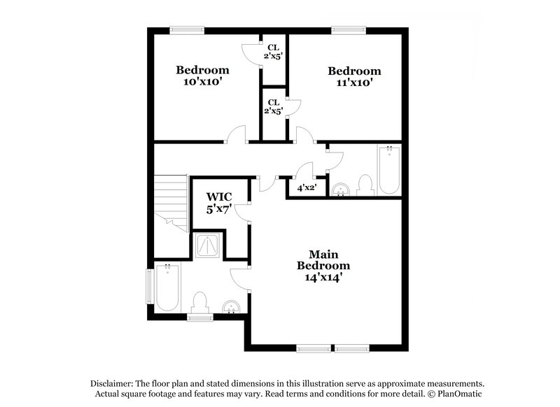 1,650/Mo, 2511 Anna Garrison Rd Charlotte, NC 28206 Floor Plan View