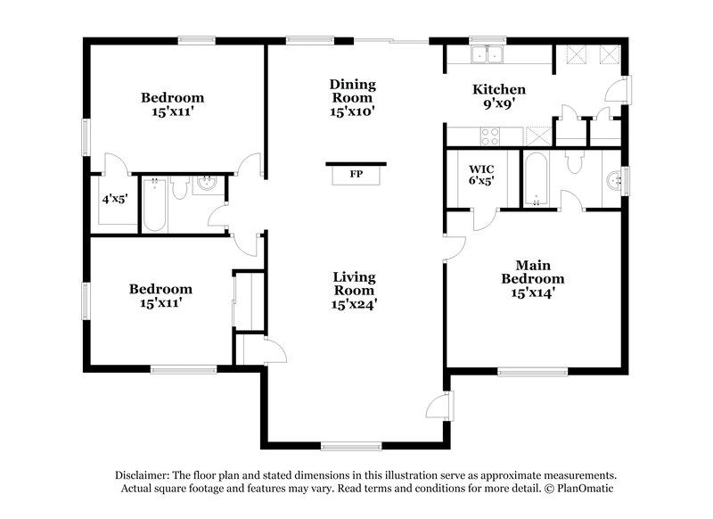 1,910/Mo, 100 New Hampshire Rd Stanley, NC 28164 Floor Plan View