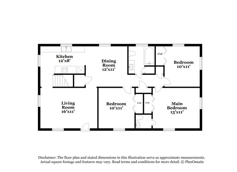 1,735/Mo, 4944 Springview Rd Charlotte, NC 28213 Floorplan View