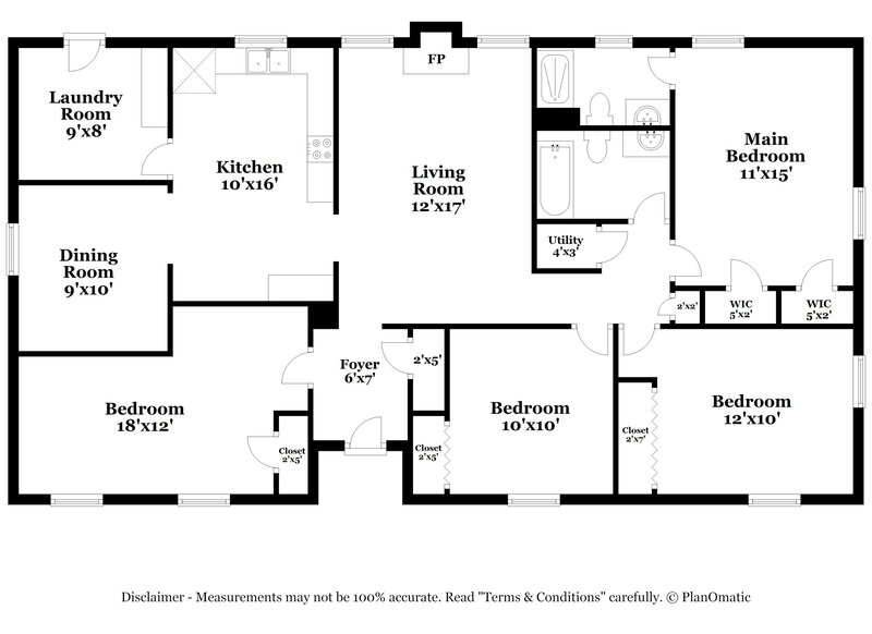 2,265/Mo, 2010 Longdale Dr Charlotte, NC 28217 Floor Plan View