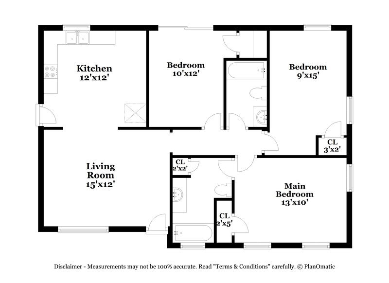 3,150/Mo, 401 Sleepy Hollow Rd Charlotte, NC 28217 Floor Plan View