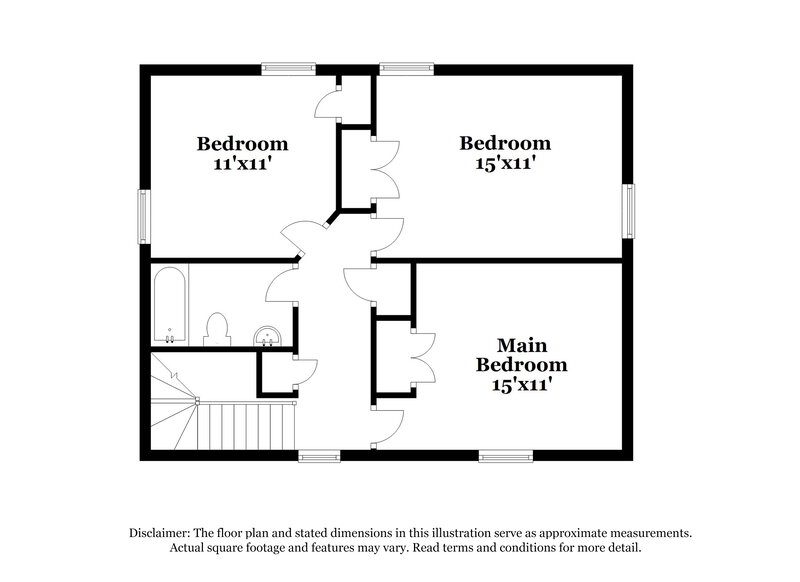 1,770/Mo, 515 Westham Ridge Rd Charlotte, NC 28217 Floor Plan View 2