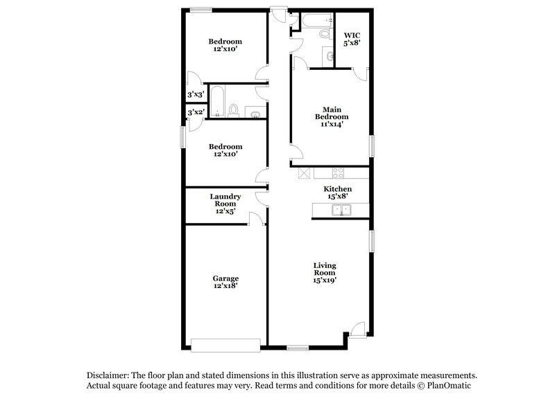 2,450/Mo, 6303 Linda Vista Ln Charlotte, NC 28216 Floor Plan View